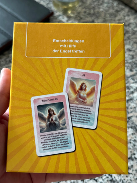 gechannelte Engelkarten "Entscheidungen treffen mit Hilfe der Engel" mit präzisem Ja oder Nein